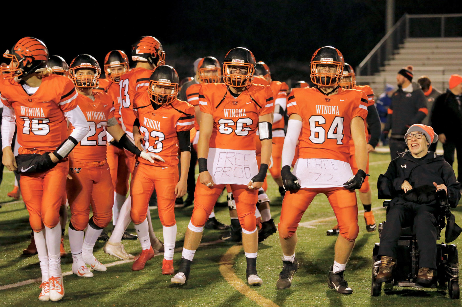 Winona Senior High School Football vs K-M